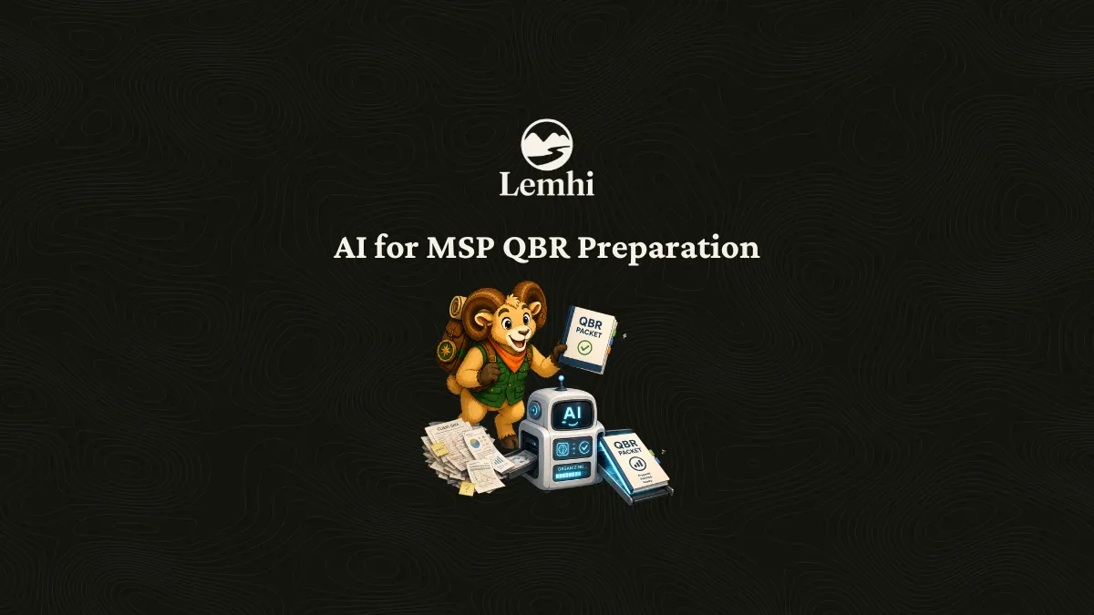 AI for MSP QBR Preparation: Stop the Pre-Call Scramble