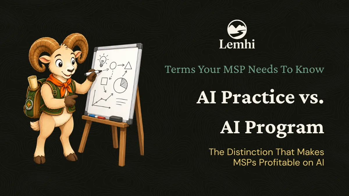 AI Practice vs. AI Program: The Distinction That Makes MSPs Profitable