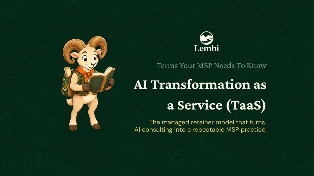 AI Transformation as a Service (TaaS): The Managed Service Line MSPs Have Been Missing
