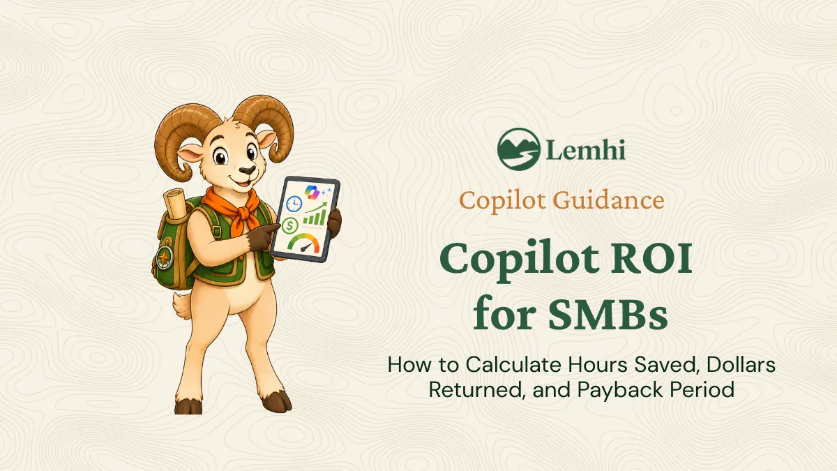 Copilot ROI for SMBs: How to Calculate Hours Saved, Dollars Returned, and Payback Period