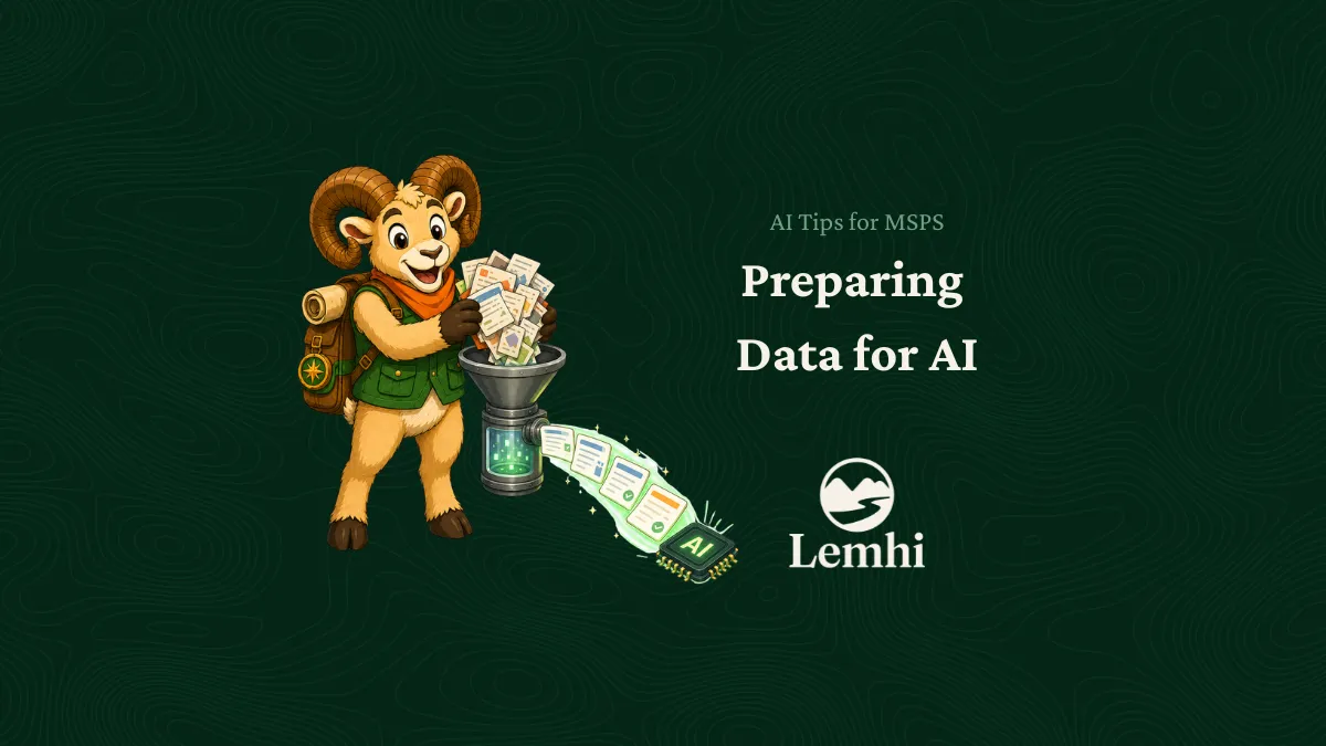 How to Prepare MSP Data for AI Before You Deploy