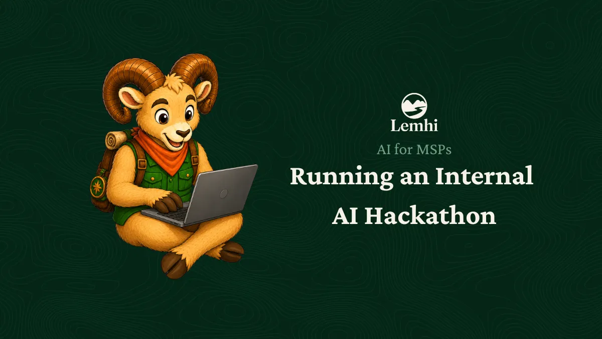 Internal AI Hackathon: Drive Real MSP Employee Adoption